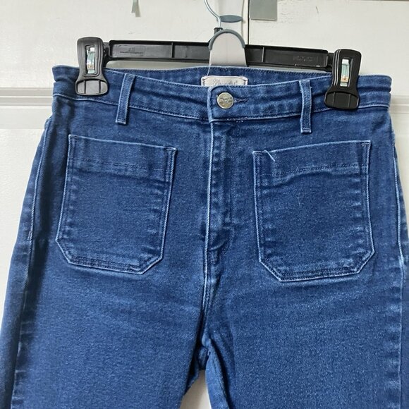 Wrangler Love Flare Jeans Womens 30x32 Retro Blue 70s Stretch Denim - Picture 3 of 14